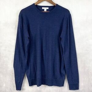 Cedar Wood State Mens Merino Wool Sweater Medium Quiet Luxury Minimal‎ Outdoor